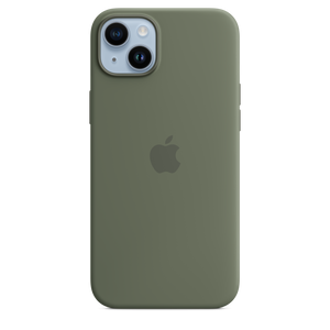 iPhone 14 Plus Silicone Case with MagSafe - Olive