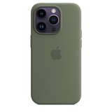 iPhone 14 Pro Silicone Case with MagSafe - Olive