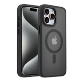 Pulse TPU TPE PC shockproof case for iPhone 15 Pro Max-Black