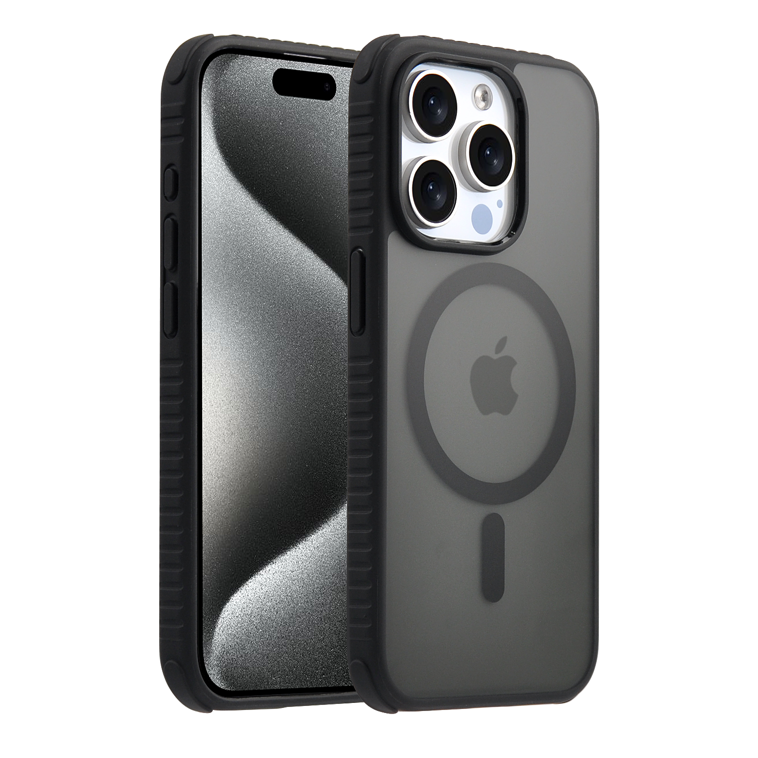 Pulse Tire magsafe case for iPhone 15 Black