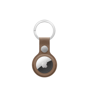 AirTag FineWoven Key Ring - Taupe