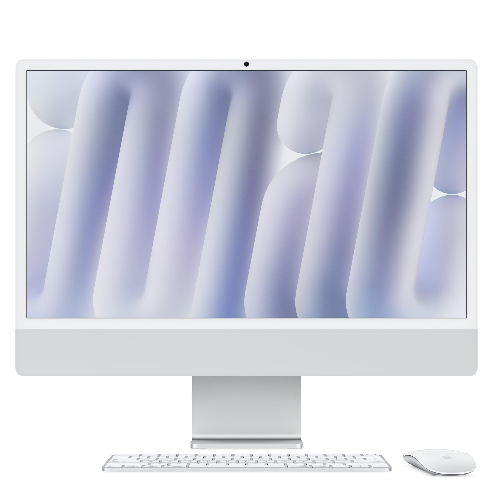 24-inch iMac with Retina 4.5K display: Apple M4 chip with 10-core CPU and 10-core GPU, 256GB SSD - Silver