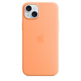 iPhone¬†15¬†Plus Silicone Case with MagSafe - Orange¬†Sorbet