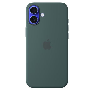 iPhone 16 Plus Silicone Case with MagSafe - Lake Green