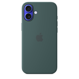 iPhone 16 Plus Silicone Case with MagSafe - Lake Green