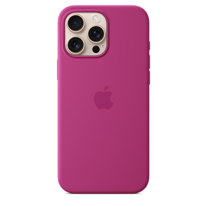 iPhone 16 Pro Max Silicone Case with MagSafe - Fuchsia