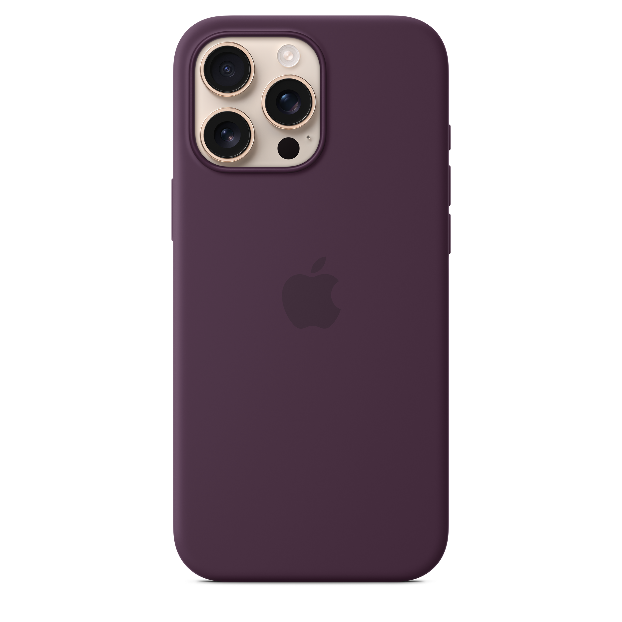 iPhone 16 Pro Max Silicone Case with MagSafe - Plum