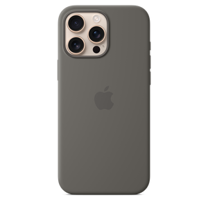 iPhone 16 Pro Max Silicone Case with MagSafe - Stone Grey