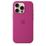 iPhone 16 Pro Silicone Case with MagSafe - Fuchsia