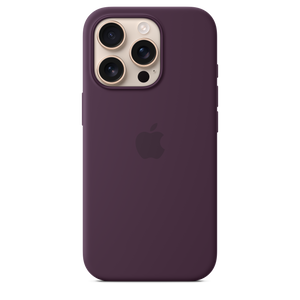 iPhone 16 Pro Silicone Case with MagSafe - Plum