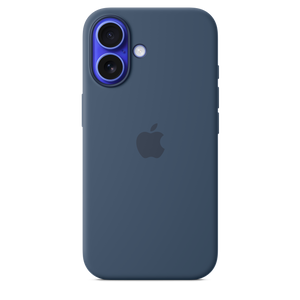 iPhone 16 Silicone Case with MagSafe - Denim