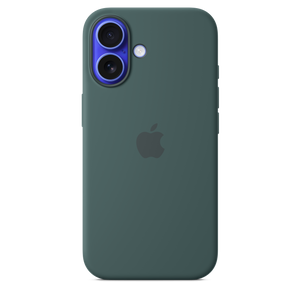 iPhone 16 Silicone Case with MagSafe - Lake Green