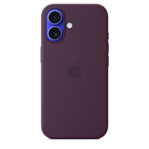 iPhone 16 Silicone Case with MagSafe - Plum