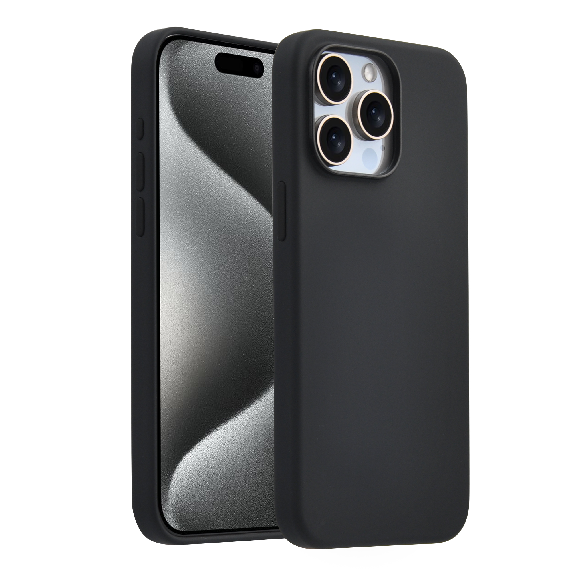 Pulse LIQUID silicon case for iPhone 15-Storm Blue